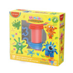 Set de masa para modelar pretty (4 potes 65 grs+5 moldes+1 rodillo)
