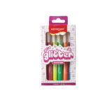 Marcadores glitter en 6 colores brillantes