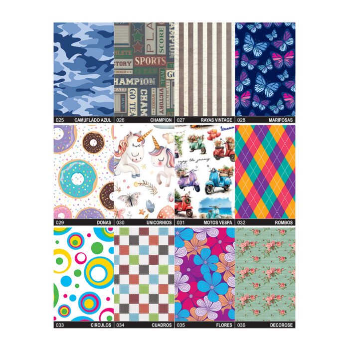 Papel de Regalo 70x100 cm. 70 grs. - Pack x25 un. - Imagen 3