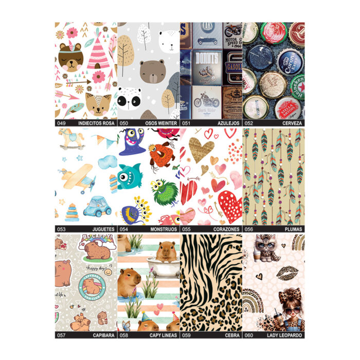 Papel de Regalo 70x100 cm. 70 grs. - Pack x25 un. - Imagen 5
