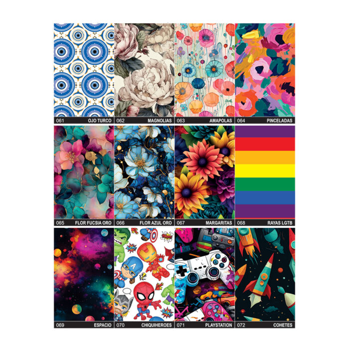 Papel de Regalo 70x100 cm. 70 grs. - Pack x25 un. - Imagen 6