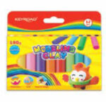 Plastilina x 12 colores (2 metalizados) 180 grs.